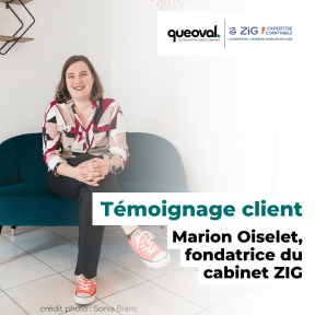 Témoignage client – Marion Oiselet, fondatrice du cabinet ZIG : “Queoval est un outil simple mais redoutablement efficace”